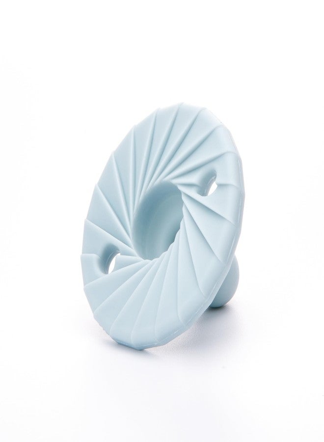 doddle & co. Doodle & Co. Tokyo Classic Pacifier for New Born Babies | BPA Free Natural Shape 100% Silicone for Infants with & Without Teeth | Helps Promote Healthy Oral Development | 0-3 Months | Navy/Cloud 9 - Image 3